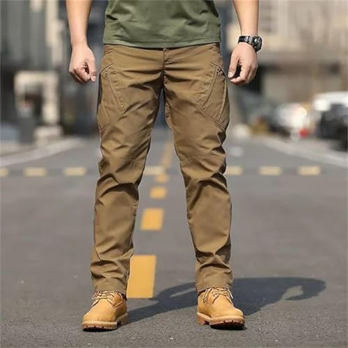 Clovetrend - Tactical Waterproof Pants, Ripstop Waterproof Cargo Pants, Outdoor Mens Tactical Hiking Pant with Pockets3
