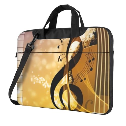 Sacoche ordinateur portable étanche design musical aux finitions soignées