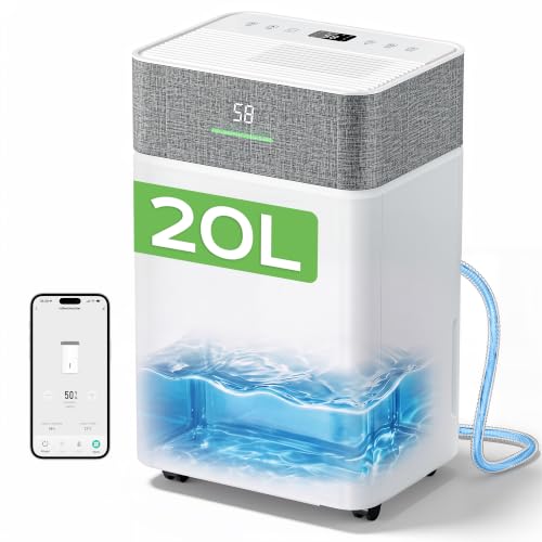 JUMMICO Luftentfeuchter 20L/Tag mit App & WLAN
