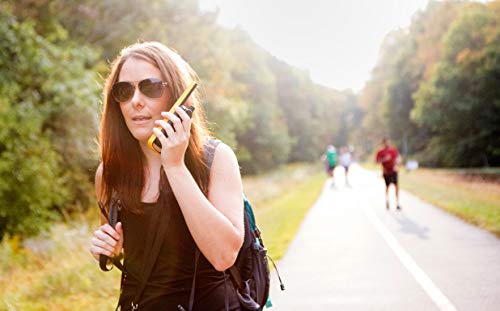 Motorola T470 Talkabout Two Way Radios, Long Range Emergency Rechargeable Waterproof Walkie Talkies 22 Channel, 35 Mile outdoor Black Yellow, 2 Pack - Image 6