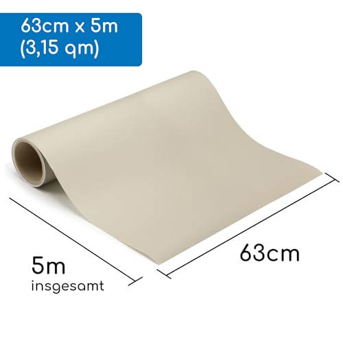 ORAMASK 810 Schablonenfolie I 63cm x 5m I Stencil Film Maskierfolie transluzent I grau eingefärbte Spezial-PVC-Folie I matte Oberfläche für Fahrzeugbeschriftungen Malarbeiten Spritzarbeiten I AZ046