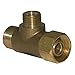 LASCO 06-9101 Angle Stop Add-A-Tee Valve, 3/8-Inch Compression Inlet X 3/8-Inch Compression Outlet X 1/4-Inch Compression Outlet, Brass