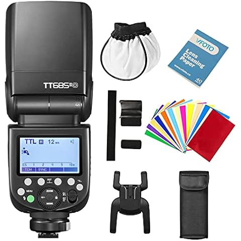 Godox TT685II-O TT685OII Speedlite TTL-Blitzkamera 2.4G HSS High Speed 1/8000s GN60 Kompatibel mit Olympus E-M10II E-M1 E-PL7 E-PL6 E-PL3 und Panasonic DMC-CX85 DMC-G7 DMC-GF1 DMC -LX100 Cover