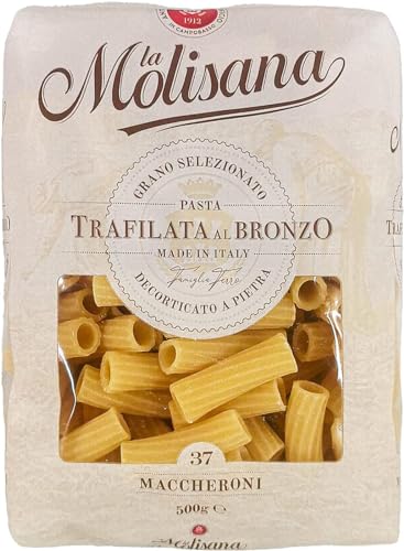 5 x Molisana Maccheroni (5 paquetes de 500 gr), 2,5 kg