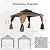 12'x12' Hardtop Gazebo, Wooden Coated Aluminum Frame Canopy with Galvanized Steel Double Roof, Outdoor Permanent Metal Pavilion with Curtains and Netting for Patio, Deck and Lawn(Wood-Looking)