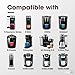 Keurig Starter Kit Replacement Water Filter Holder for Keurig 2.0, K-Slim, K Express, K-Supreme, K-Classic, K-Duo Plus Coffee Maker – Includes Tall Handle for Side Reservoir and 3-Pack Water Filters