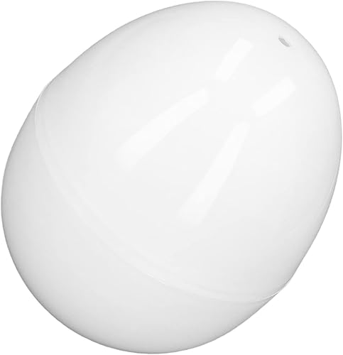 Miniatura 4 de Cocina de huevos duros, capacidad de 4 huevos, diseño compacto, material ABS, forma de huevo, función de microondas, caldera de huevos para cocinar