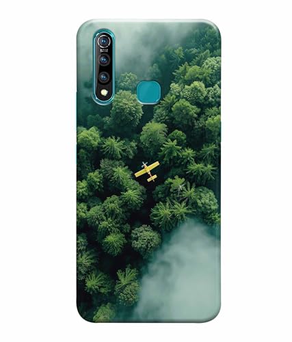 Image of Aeroplane Travel World Printed Hard Back Case Cover & Compatible for Vivo Z1 Pro (Multicolor) - D1805
