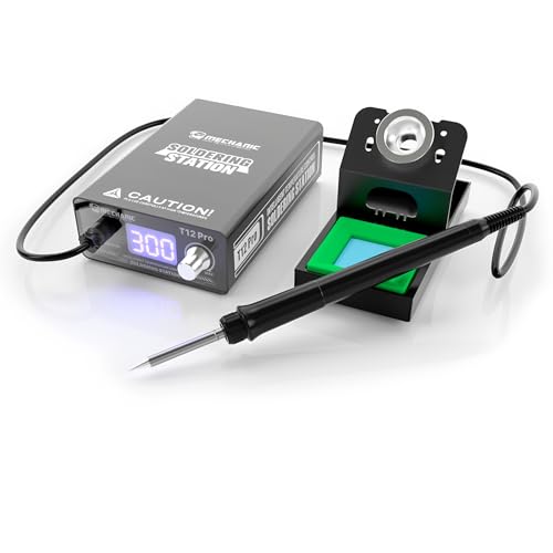 MECHANIC T12 Pro LED Digital Display Soldering Station Electric Soldering Iron Fast Heating Intelligent Anti-Static Thermostat