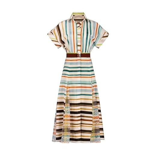Silvia Tcherassi, Odila Dress, S, Multi Color Stripes