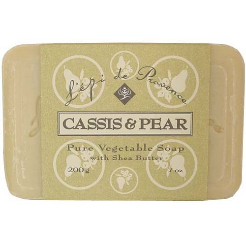 4 Bars of L'epi de Provence Triple Milled Cassis & Pear Shea