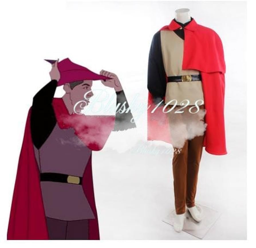 ディズニー 眠れる森の美女よりフィリップ王子 衣装 （ウィッグ、靴無し） Amazon.co.jp: [HIRA] 実物撮影（ウィッグ、靴追加 ） 東京