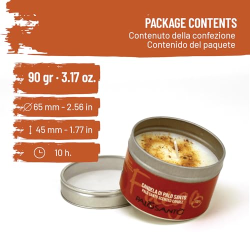 PALOSANTO-Scented-Candle-with-Palo-Santo-Essential-Oil-and-Vegetable-Wax-Incense-Candle-Ideal-as-a-Fragrance-and-Purifier-for-environments-Handmade-in-Italy PALOSANTO Scented Candle with Palo Santo Essential Oil and Vegetable Wax Incense Candle Ideal as a Fragrance and Purifier for environments Handmade in Italy