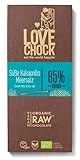 lovechock Bio Lovechock Tafel Süße Kakaonibs-Meersalz, 70 g