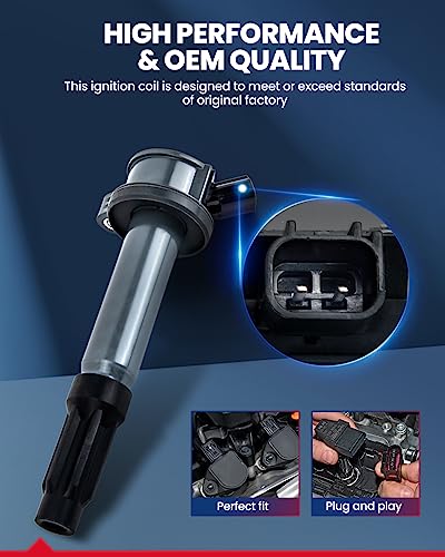 Image of KAX Ignition Coil Pack Fit for Ford Escape 2009-2012 3.0L | Fusion 2006-2012 3.0L, Milan 2006-2011 3.0L, Mariner 2009-2011 3.0L, Zephyr 2006, Tribute 2008-2011 3.0L UF486