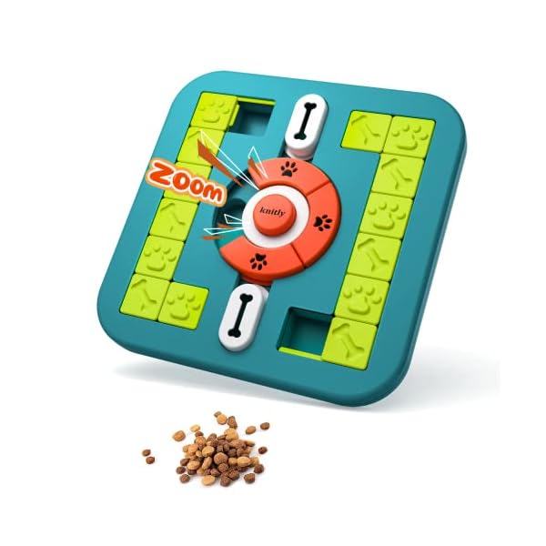 knitly Dog Puzzle Toys,Dogs Food Puzzle Feeder Toys for IQ Training & Mental Enrichment,Dog Treat Puzzle (Level-2) knitly Dog Puzzle Toys,Dogs Food Puzzle Feeder Toys for IQ Training & Mental Enrichment,Dog Treat Puzzle (Level-2)