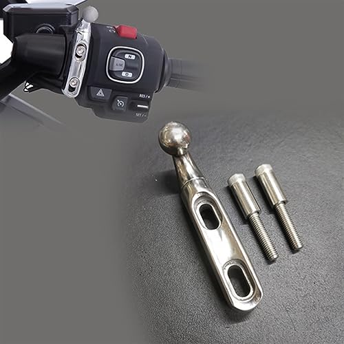 Support navigation GPS guidon moto finition noire Dark Horse