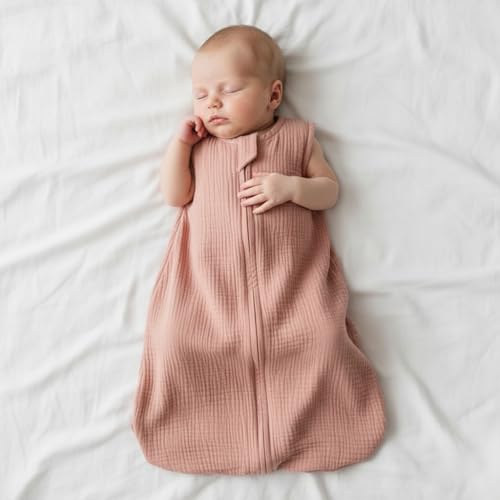 Image of SNOWIE SOFT Generic Baby swaddles Breathable Soft Newborn wrap Blanket with Shoulder Cover Design and Convenient 2-Way zipping Suitable for Baby 0-6 Months Providing Reliable Comfort and Soothing