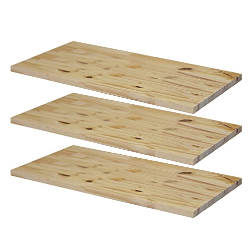 Kit 3 Prateleiras Estantes 60x30 Painel Pinus Sem Suporte