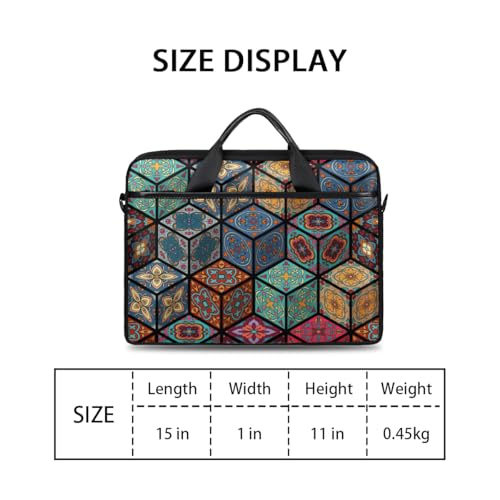 Bolso para portátil diseño mexicano vintage 14-15 pulgadas miniatura 2
