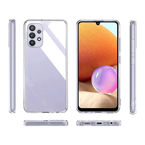 Image of REALCASE Silicone Crystal Clear Samsung A73 5G Back Cover Case | Protective Design Transparent Back Cover Case For Samsung Galaxy A73 5G
