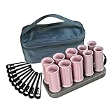 Milageto Lot de 10 bigoudis chauffants électriques pour cheveux, 160 °C, 70 W,...