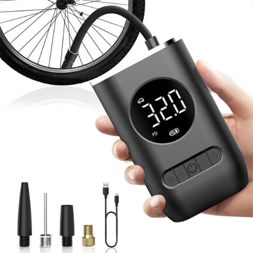 Bomba de Ar, Compressor Portátil Digital | Lanterna LED | Ideal P...