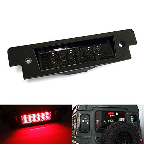 Black Smoked Lens LED Rear High Level Centre Third Brake Stop Light For LR Defender Discovery Series I IIGlobal Recycled StandardGlobal Recycled StandardGlobal Recycled Standard