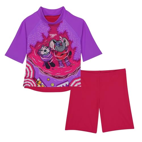 Protection solaire anti-UV Speedo ensemble de bain anti irritation fille