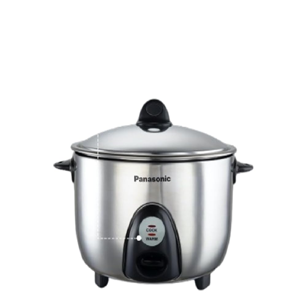 Panasonic Sr-G18(Sus)Stainless Steel Automatic Electric Rice Cooker(1.8 Liter,Silver)