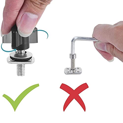 Hard Top Quick Removal Kit,Duokon Hard Top Schnellverschluss-Befestigungssatz Rändelschraube Mutter Passend für YJ TJ JK M8 25mm 95‑16