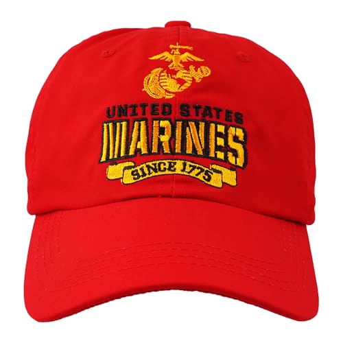 Image of United States Marines Cap, Durable Hat in Vibrant | Comfortable Baseball Cap | Perfect for Everyday, Officially Licensed