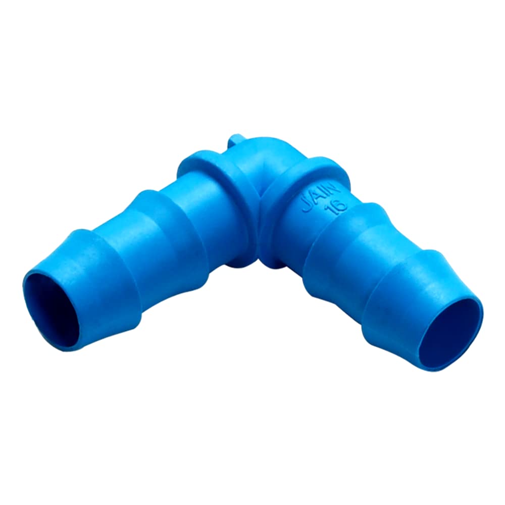 Jain Irrigation ELO16 Poly Barbed Elbow Fitting (Pack of 100 Pcs)