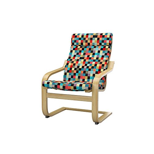 Soferia - IKEA POÄNG Funda para sillón, Mozaik Red