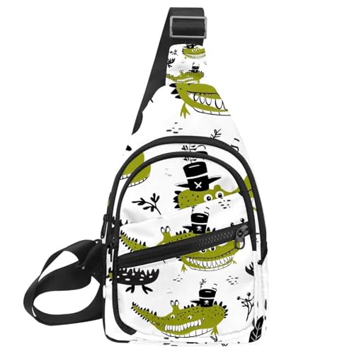 Mochila cruzada de cocodrilos ideal para senderismo ligero y viajes de fin de semana
