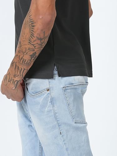 Image of STELLERS Men's Premium Polo T-Shirt Wrinkle Free Quick Dry Soft and Feather Touch Feel Regular Fit