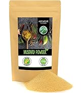 Mustard Powder (250g, 8.8oz), 100% Natural from Mustard Seeds, Gently Dried and Ground Mustard Se...