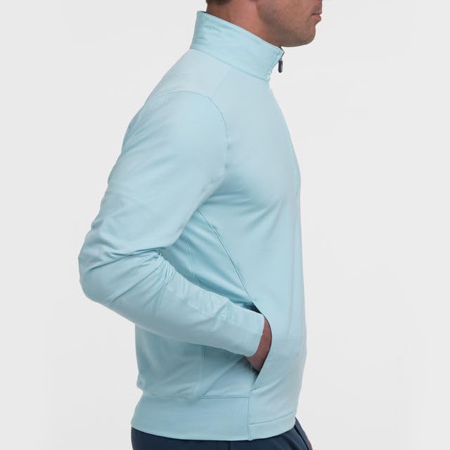 B. DRADDY Mens Blair Half Zip Tide XL3