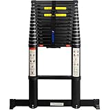 TELESKOP PROFESSIONAL | Die Profi-Version der Alu Leiter zeichnet sich durch extra tiefe Sprossen mit ALDORR Opti-Grip und schwarz beschichteten Leiterteilen aus.