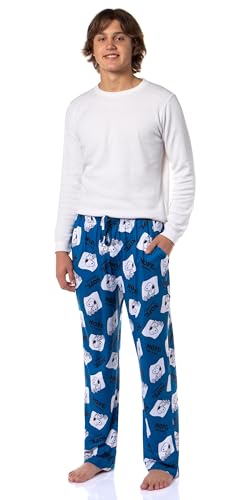Peanuts Adult Snoopy Nope Not Today Tossed Print Sleep Pajama Pants for Men Women2