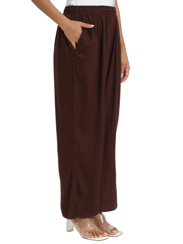 Image of Soft Colors Relaxed Fit Pocket Palazzo