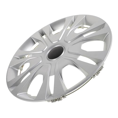 Enjoliveur 14 pouces plastique argenté cache-moyeu pour accessoire roue voiture