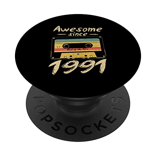 Cumpleaños 1991, impresionante desde 1991, hombres y mujeres, nacido en 1991 PopSockets PopGrip Intercambiable