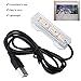 Tnfeeon USB LED Aquarium Light, 20 cm Unterwasser Lampe mit Mehrfarben Beleuchtung für Aquarien, Korallen & Wasserpflanzen, 12V, Einfache Installation