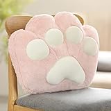 RCIDOS 2 tamaños Encantador Oso de Peluche Pata Juguetes de Peluche Antideslizante cojín de Felpa Relleno Suave Animal Patas Almohada decoración del Suelo del hogar regalos-70 x 50 cm, Rosa