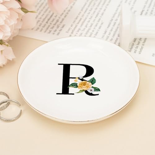 Plato decorativo de monograma para regalo de Navidad 6