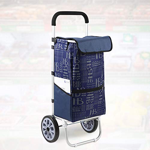 AJDGNL Einkaufswagen, Trolly Einkaufen, Abnehmbare Tasche Trolly Einkaufswagen, Langlebig, Tragbar Faltbar Cover
