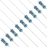 PATIKIL 100K Ohm Resistor, 120Pcs 1/4W(0.25Watt) Metal Film Fixed Resistor Kit 1% Tolerance Multiple Values of Resistance Optional for DIY Electronics Projects Computer TV Circuit Board