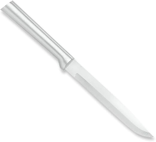 Rada Cutlery Utility Steak Knife, Silver Handle, Pack of 6