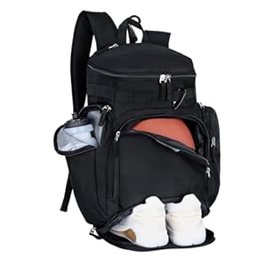 Goloni Basketball Backpack,Basketball Bag with Ball Compartment & Shoe Compartment,Gym Backpack for Men